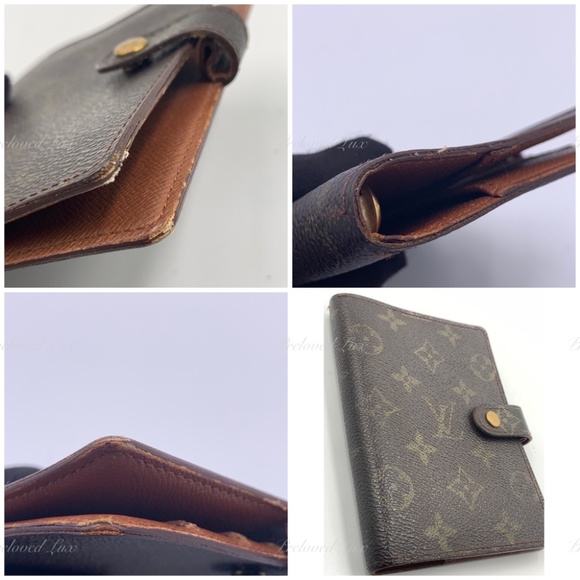 Authentic LOUIS VUITTON Monogram Canvas Small Ring Agenda PM - Picture 8 of 13